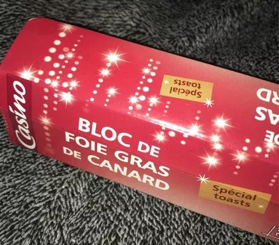 Bloc de foie gras de canard Casino 100 g, code 3222476127723