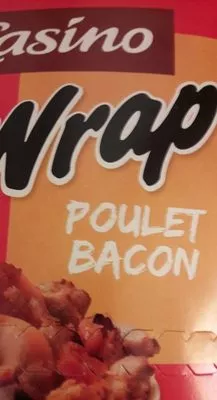 Wrap poulet bacon Casino 170 g, code 3222476440969