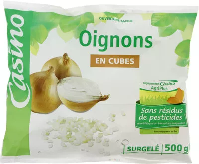 Oignons en cubes Casino 500 g, code 3222476448897