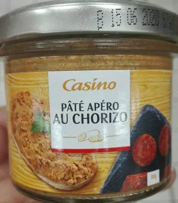 Pâté au chorizo (apéro) Casino 90 g, code 3222476691620