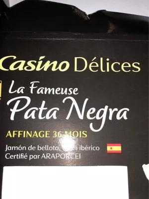 Pata negra Casino Délices,  Casino 5 tranches (60 g), code 3222476711007