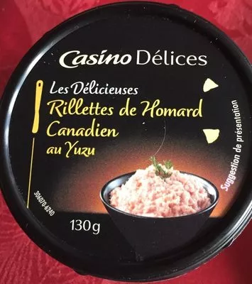 Rillettes de homard canadien au yuzu Casino 130 g, code 3222477189607