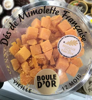 Dés de Mimolette Française vieille Boule d'Or 150 g, code 3228021040066