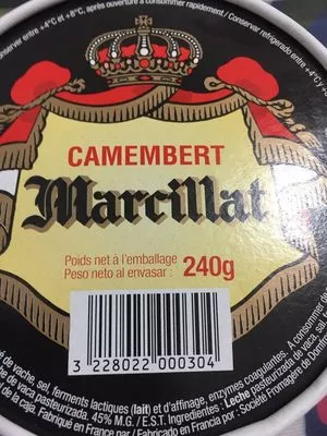 Camembert Marcillat 240 g, code 3228022000304