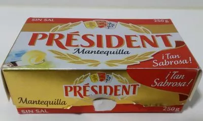 Mantequilla Sin Sal Président 250 g, code 3228023950301