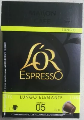 Lungo Elegante intensité 05 Maison du Café, L'Or , code 3228470034166