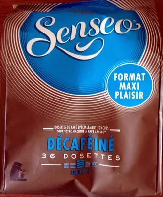 Décaféiné 36 dosettes Senseo, Maison du café 250 g, code 3228476013080