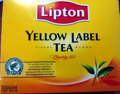 Yellow Label Tea Lipton, Unilever 100 g (50 sachets), code 3228881004611