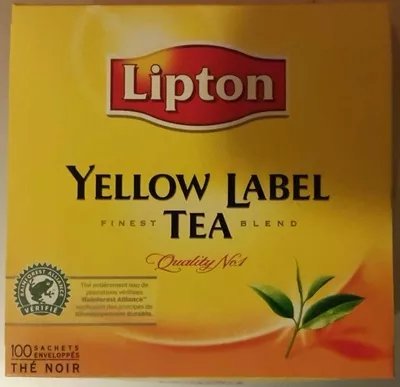 yellow label tea lipton 100 sachets, code 3228881005373