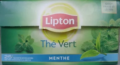 Thé Vert Menthe (25 sachets enveloppés) Lipton, Unilever 40 g, code 3228881019073