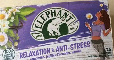 Elephant Infusion Relaxation & Anti-Stress 25 Sachets Elephant 39 g, code 3228881084644