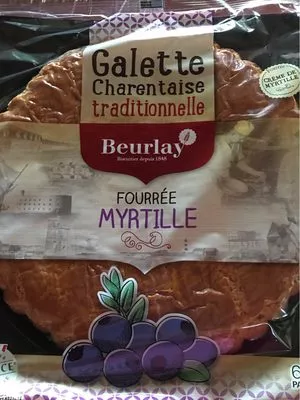 Galette Charentaise fourrée Myrtille Beurlay 290, code 3229580015687