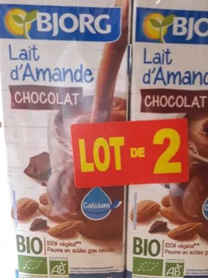 Lait d'amande chocolat Bjorg , code 3229820785196