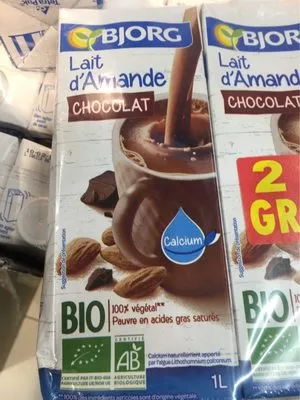 Lait d'amande chocolat Bjorg , code 3229820785509