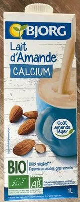 Lait d'amande calcium Bjorg 1 L, code 3229820787008