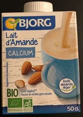 Lait d'amande calcium 50cl Bjorg 50 cl, code 3229820793764