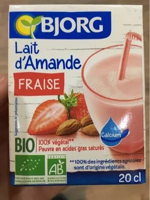 Lait d'amande fraise BJORG 20 cl, code 3229820793931