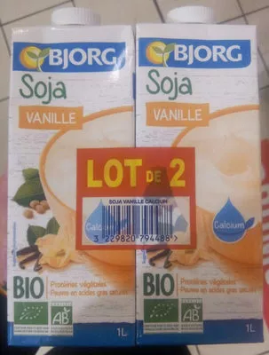 Soja vanille calcium Bjorg 2 L (2x1L), code 3229820794488