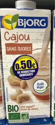 Lait de noix de cajou Bjorg 1 L, code 3229820797915