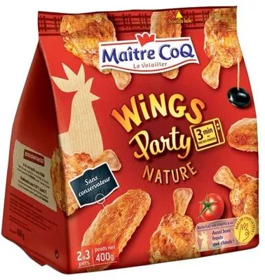 Wings party nature (400g) Maître Coq 400 g, code 3230890010293