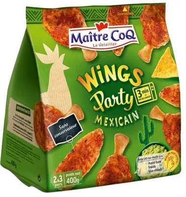 Wings party mexicain (400g) Maître Coq 400 g, code 3230890010330