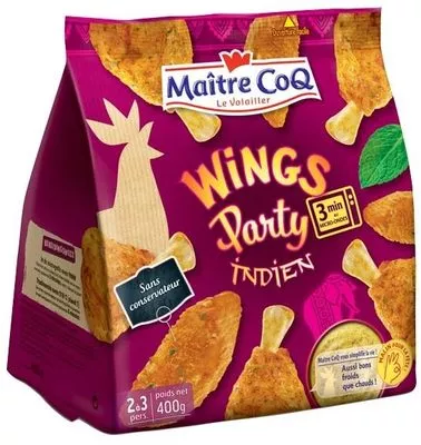 Wings party indien (400g) Maître Coq 400 g, code 3230890010620