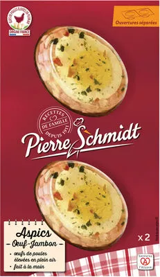 Aspic Oeuf jambon Pierre Schmidt 2, code 323451004201