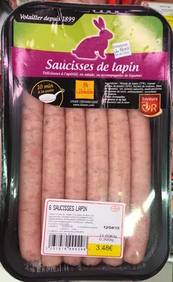 Saucisses de Lapin Lionor 300 g, code 3237970000298