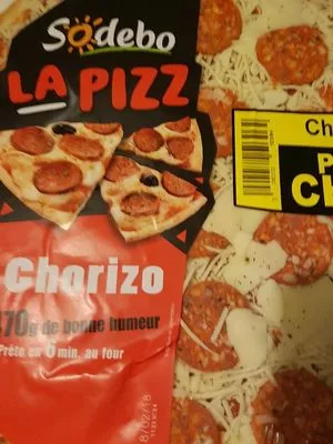 Pizza chorizo Sodebo , code 3242272503064