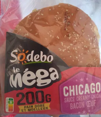 Le Méga CHICAGO Sodebo 200 g, code 3242272953050