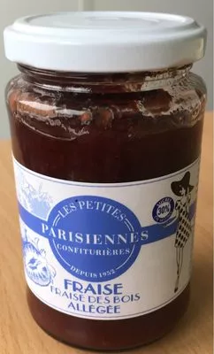 Confiture fraise des bois allegée Les petites Parisiennes Confiturières , code 3245310073550