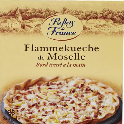 Flammekueche de Moselle Reflets de France,  Carrefour 260 g, code 3245390026491