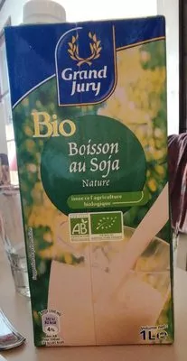 Boisson au soja nature bio Grand Jury 1 L, code 3245390151506