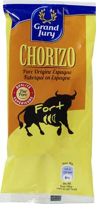 Chorizo fort Grand Jury,  Carrefour 225 g, code 3245390217790