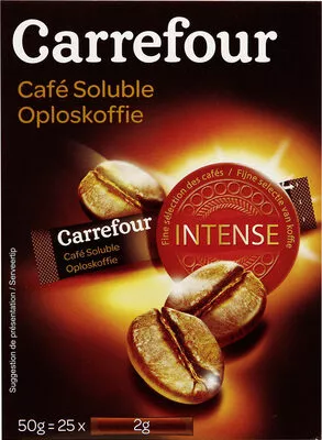 Café soluble Intense Carrefour 2 g, code 3245411344467