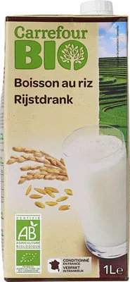 Boisson au riz Carrefour Bio, Carrefour 1 l, code 3245411573669