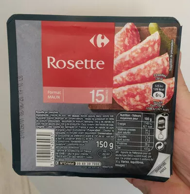 Rosette carrefour 150 g, code 3245412430930