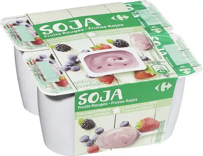 Soja fruits rouges Carrefour 400 g (4 x 100 g), code 3245412918988