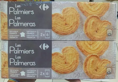 Les palmiers Carrefour 200 g (2 x 100 g), code 3245414187016