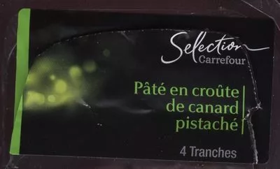 Pâté En Croûte De Canard Pistaché Chez carrefour selectionne par nos bouchers 260 g, code 3245414310667