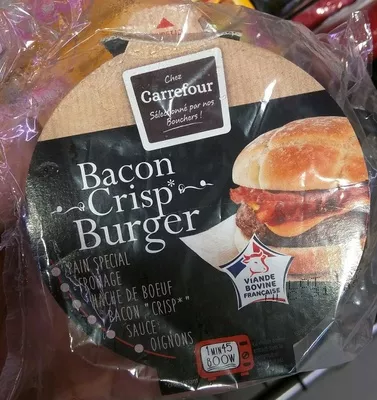 Bacon Crisp Burger Carrefour 180 g, code 3245415620949