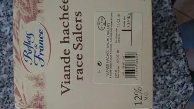 Viande hachée race Salers Reflets de France  350g, code 3245415666596