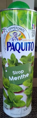 Sirop Menthe Paquito 1500 ml, code 3250390005513