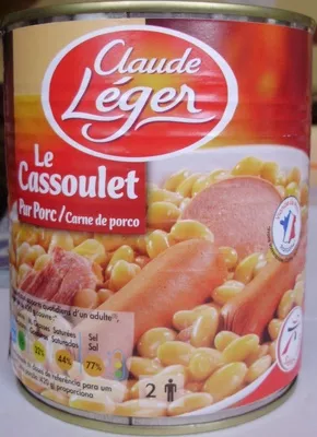 Cassoulet Claude Léger, Sélection Intermarché, Les Mousquetaires 840 g (2 personnes), code 3250390009504