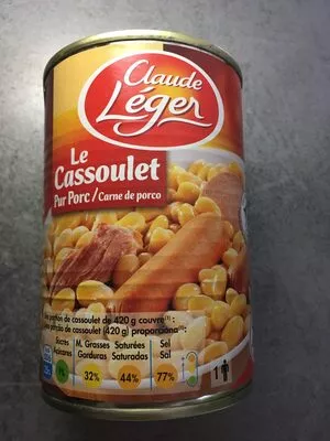 Le cassoulet Pur porc Claude Léger 420 g, code 3250390009511