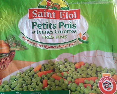 Petits Pois et Jeunes Carottes, très fins Saint Eloi 1 Kg, code 3250390022008