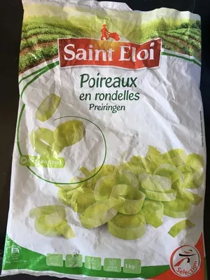 Poireaux en Rondelles Surgelés Saint Eloi, Intermarché 1 kg, code 3250390026563