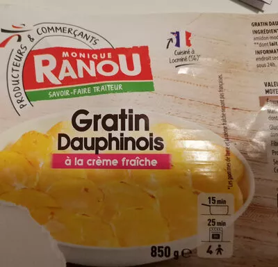 Monique Ranou Gratin Dauphinois à la crème fraîche Monique Ranou 850 g, code 3250390115816