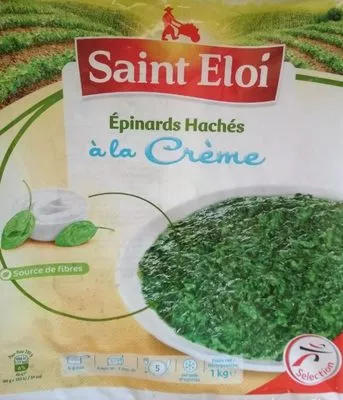 Epinards hachés à la crème Saint Eloi 1 kg, code 3250390136903