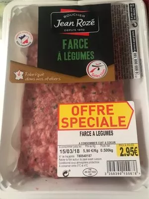 Farce à légumes Jean Rozé 500 g, code 3250390155676